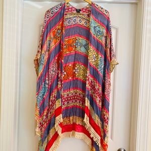 Anthropologie boho kimono/shawl